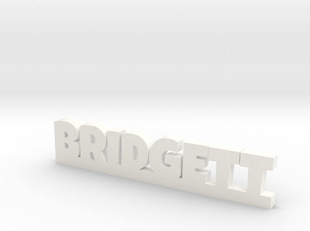 BRIDGETT Lucky in White Processed Versatile Plastic