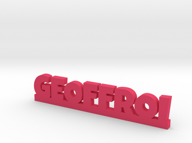 GEOFFROI Lucky in Pink Processed Versatile Plastic