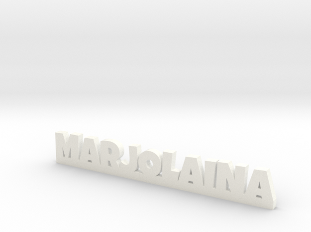 MARJOLAINA Lucky in White Processed Versatile Plastic