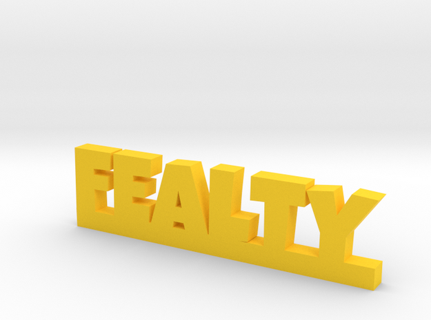 FEALTY Lucky in Yellow Processed Versatile Plastic