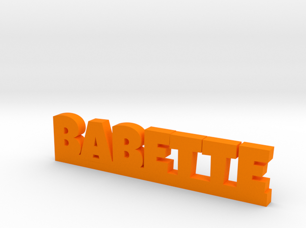 BABETTE Lucky in Orange Processed Versatile Plastic