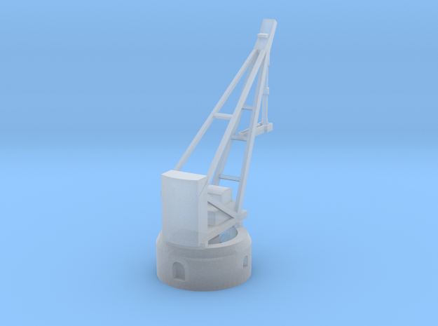 Armstrong Hydraulic Crane, Round Base in Smooth Fine Detail Plastic