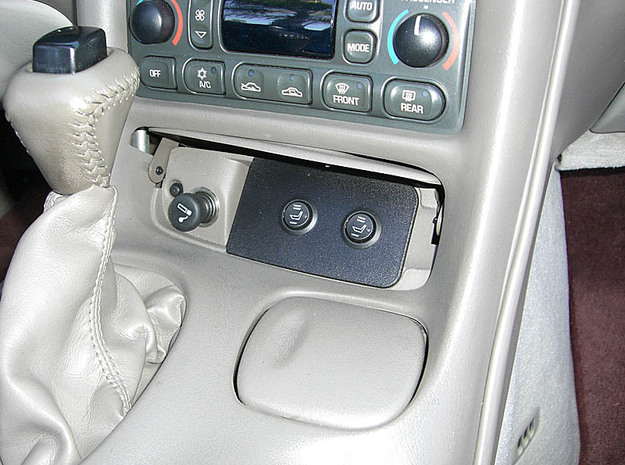C5 Corvette Ashtray Switch Panel W/Holes in White Natural Versatile Plastic