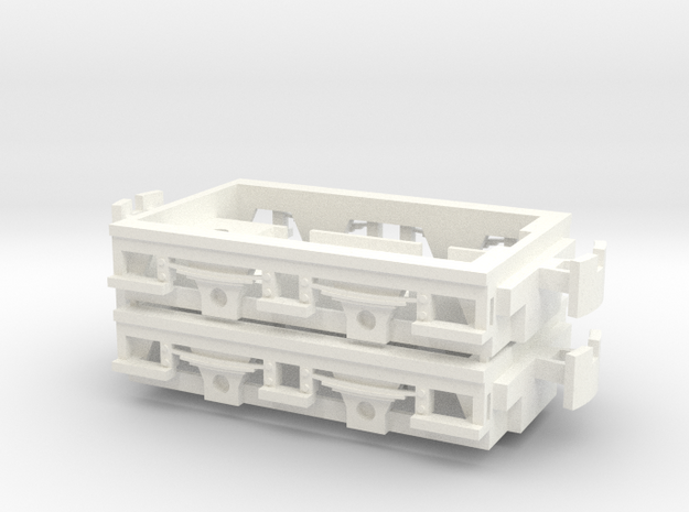 Gnomy E-Lok, 2x frame in White Processed Versatile Plastic
