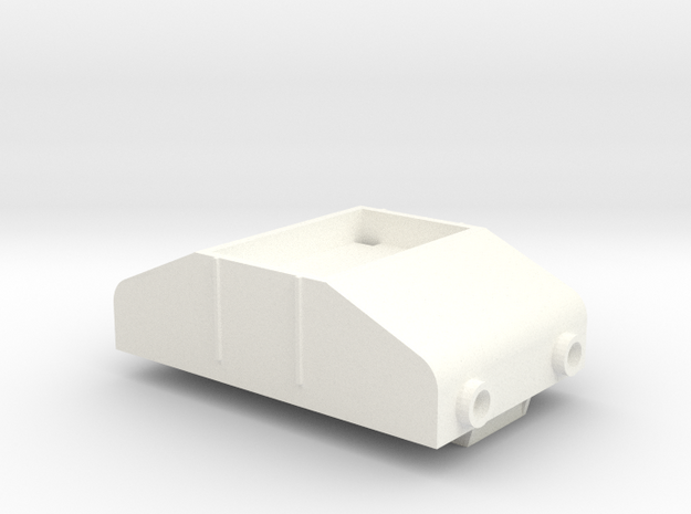 Gnomy E-Lok, 1x body in White Processed Versatile Plastic