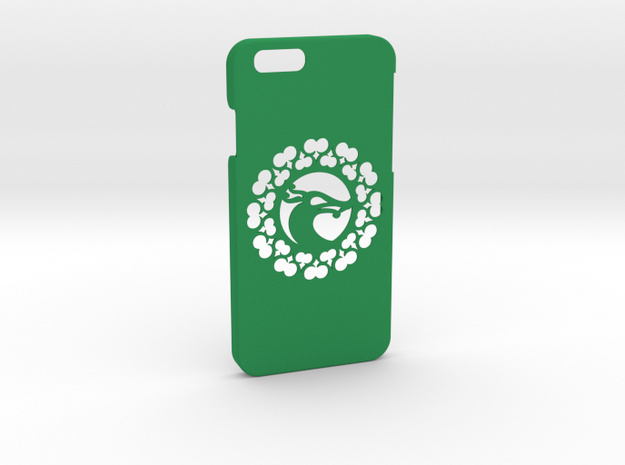 iPhone 6 Case, Historical Viking Wolf Head in Green Processed Versatile Plastic