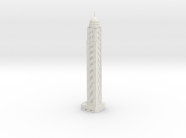 Princess Tower (1:2000) in White Natural Versatile Plastic