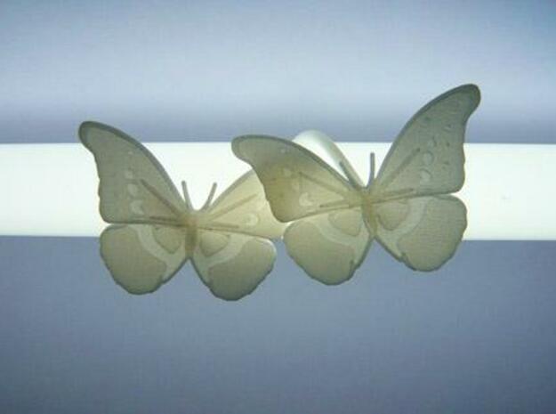 Butterfly Light Shade in White Natural Versatile Plastic