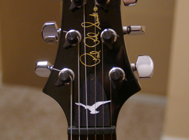 Truss Rod Cover for PRS Guitar - Seagull Insert in White Natural Versatile Plastic