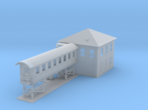 Switch Station 2 Z Scale in Smooth Fine Detail Plastic