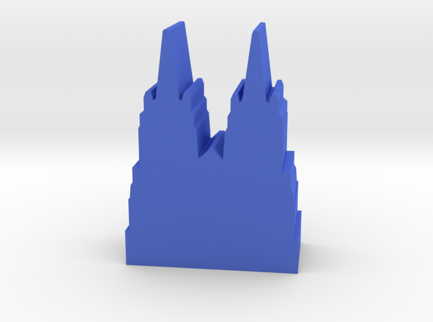 Game Piece, Cathedral in Blue Processed Versatile Plastic