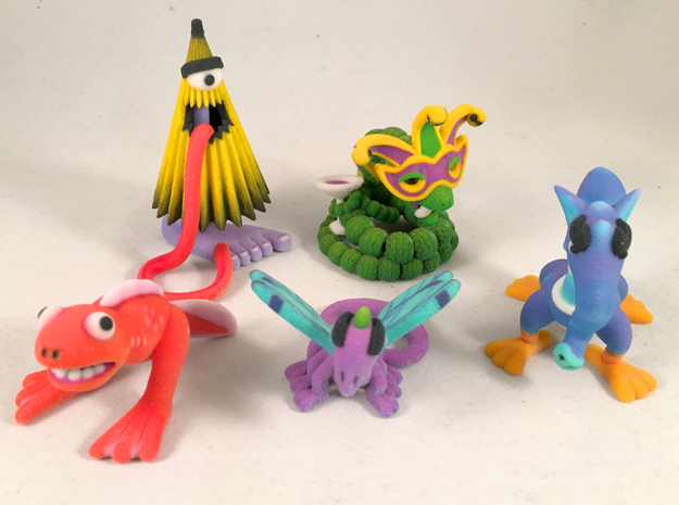 2 Inch Monsters: Batch 14 in Full Color Sandstone