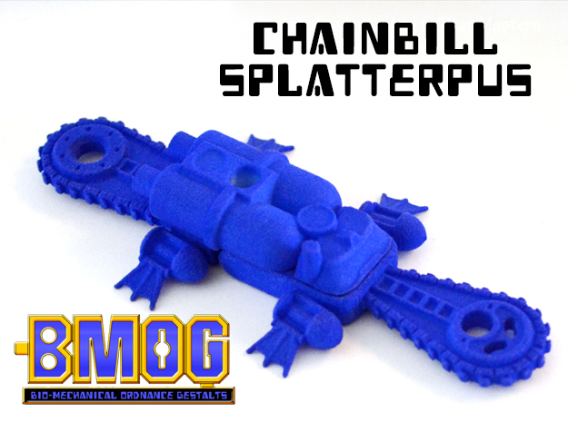 BMOG Chainbill Splatterpus 4-part Kit in Blue Processed Versatile Plastic
