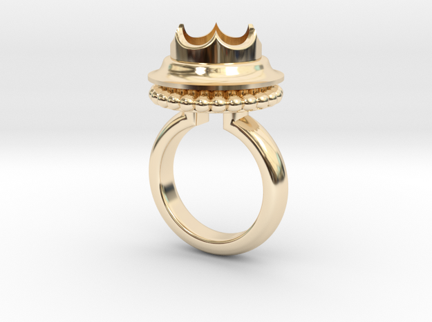 Ring Marie De Bourgogne in 14k Gold Plated Brass: 5.5 / 50.25