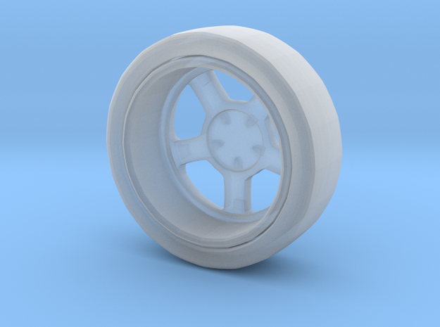 Mag wheel drink coaster in Tan Fine Detail Plastic
