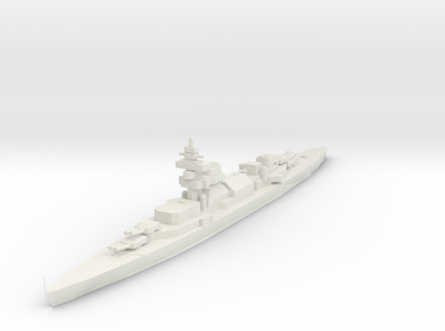 Blücher / Admiral Hipper Class in White Natural Versatile Plastic