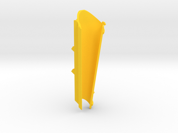 Diagonalplog in Yellow Processed Versatile Plastic