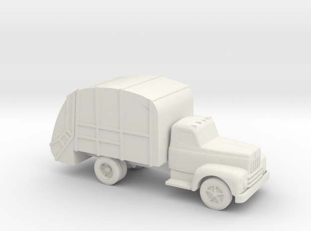 IH R190 Garbage Truck - HOscale in White Natural Versatile Plastic