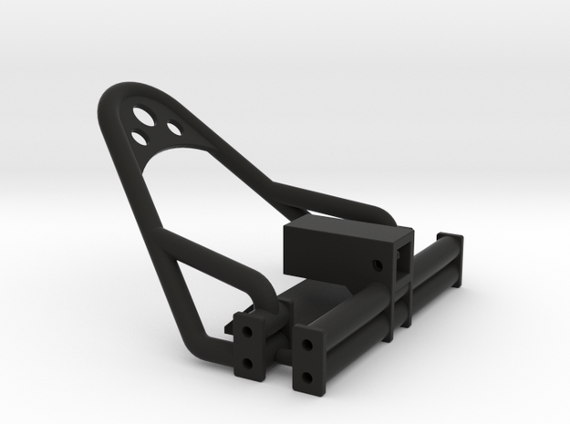 1/24 Crawler Bumper Set (4 link frame) in Black Natural Versatile Plastic