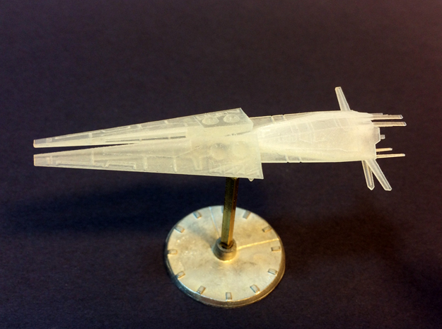 Galactic Scout Ship, New Albion in Tan Fine Detail Plastic
