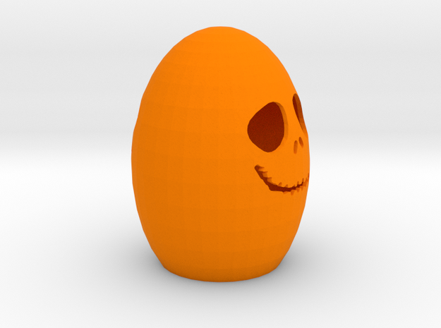 Monster Egg in Orange Processed Versatile Plastic