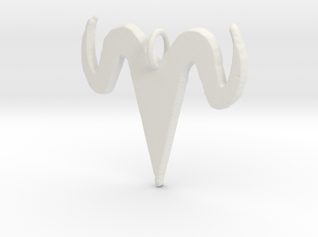 Antlers of Horns in White Natural Versatile Plastic