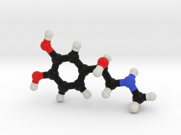 Adrenalin Molecule Model. 3 Sizes. in Full Color Sandstone: 1:10