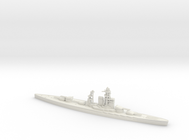 IJN Tosa 1/700 in White Natural Versatile Plastic