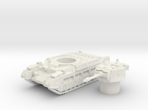 Matilda II tank (British) 1:87 in White Natural Versatile Plastic