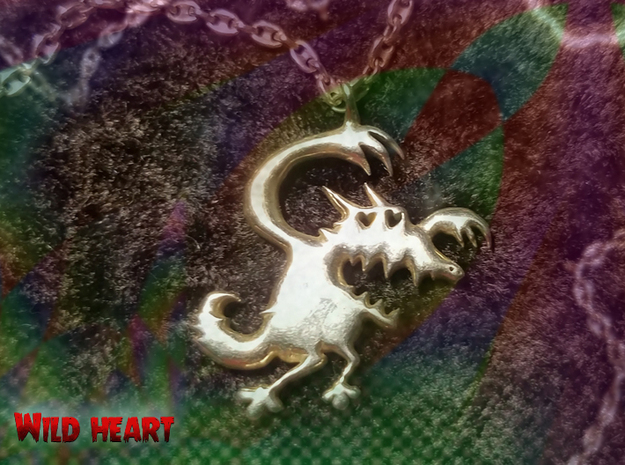 Wild Heart in Polished Silver