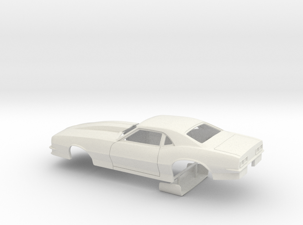 1/18 Pro Mod 68 Camaro in White Natural Versatile Plastic