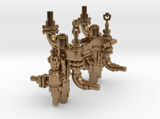 Nathan Non Lifting Injector in Natural Brass