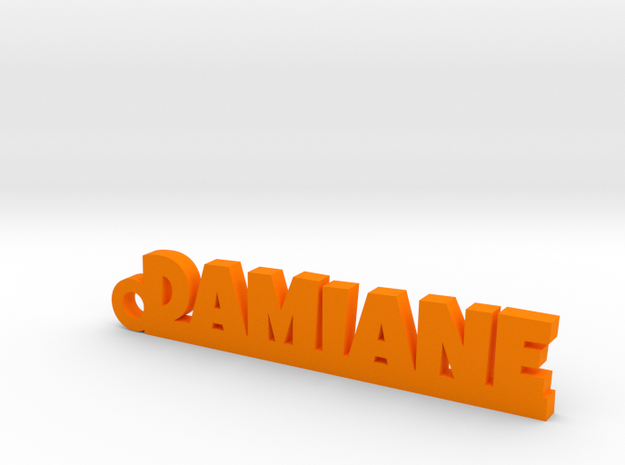 DAMIANE Keychain Lucky in Orange Processed Versatile Plastic