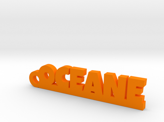 OCEANE Keychain Lucky in Orange Processed Versatile Plastic