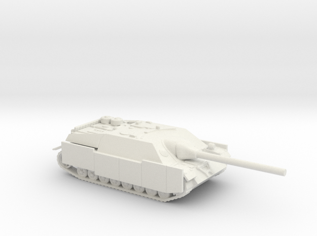 Jagdpanzer IV tank (Germany) 1/100 in White Natural Versatile Plastic