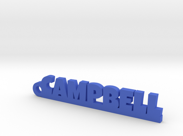 CAMPBELL Keychain Lucky in Blue Processed Versatile Plastic