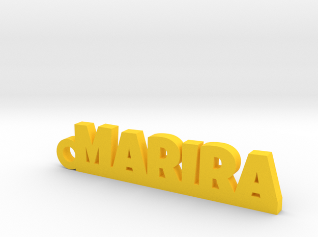 MARIRA Keychain Lucky in Yellow Processed Versatile Plastic