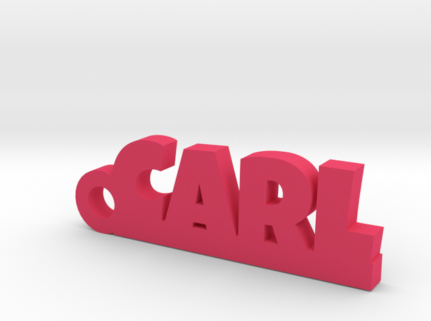 CARL Keychain Lucky in Pink Processed Versatile Plastic