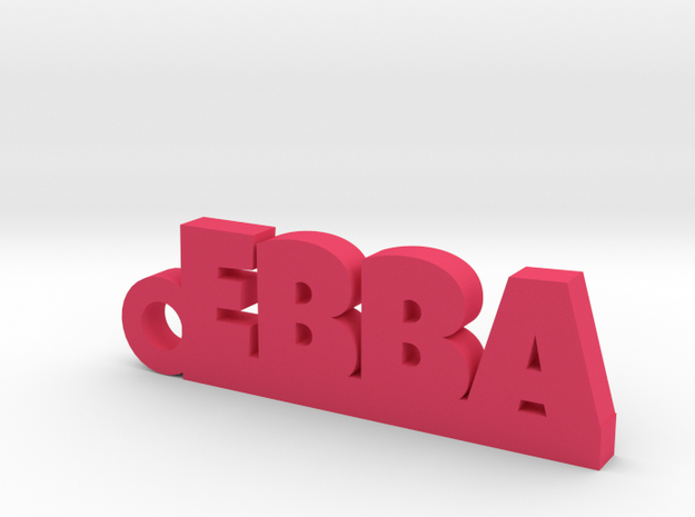 EBBA Keychain Lucky in Pink Processed Versatile Plastic