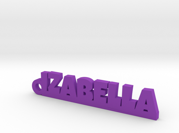 IZABELLA Keychain Lucky in Purple Processed Versatile Plastic