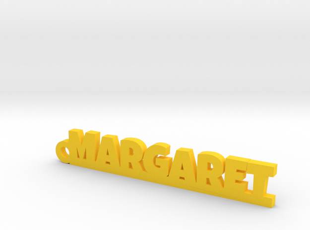 MARGARET Keychain Lucky in Yellow Processed Versatile Plastic