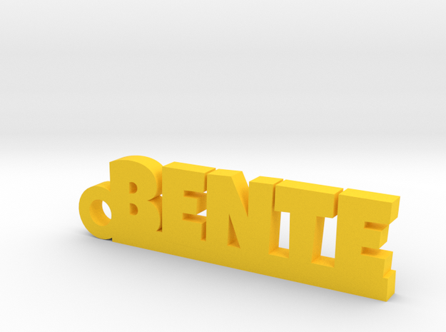 BENTE Keychain Lucky in Yellow Processed Versatile Plastic