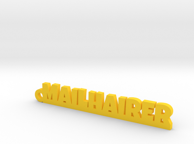 MAILHAIRER Keychain Lucky in Yellow Processed Versatile Plastic