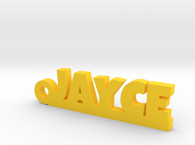 JAYCE Keychain Lucky in Yellow Processed Versatile Plastic