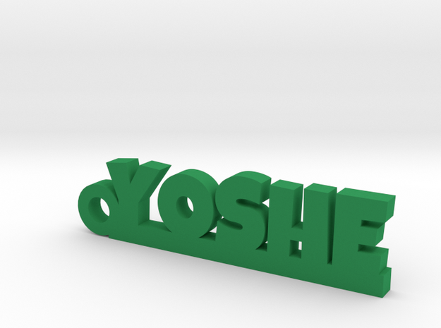 YOSHE Keychain Lucky in Green Processed Versatile Plastic