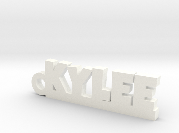 KYLEE Keychain Lucky in White Processed Versatile Plastic