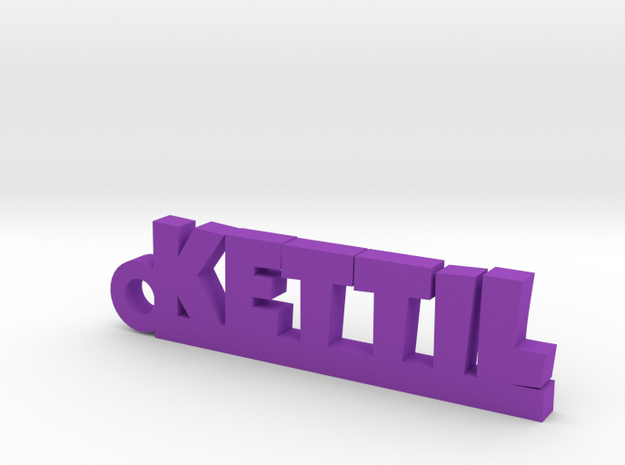 KETTIL Keychain Lucky in Purple Processed Versatile Plastic