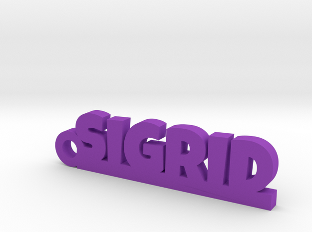 SIGRID Keychain Lucky in Purple Processed Versatile Plastic