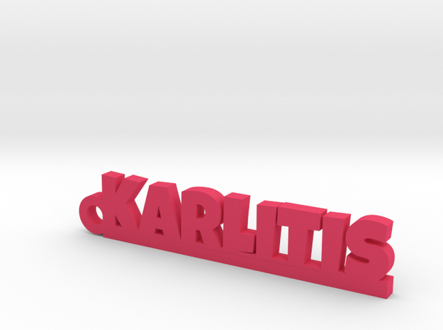 KARLITIS Keychain Lucky in Pink Processed Versatile Plastic