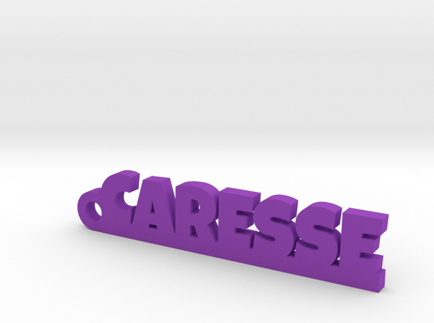 CARESSE Keychain Lucky in Purple Processed Versatile Plastic